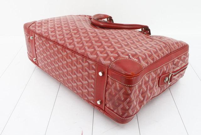 Sold at Auction: GOYARD SAC HARDY BURGUNDY GOYARDINE SHOULDER BAG