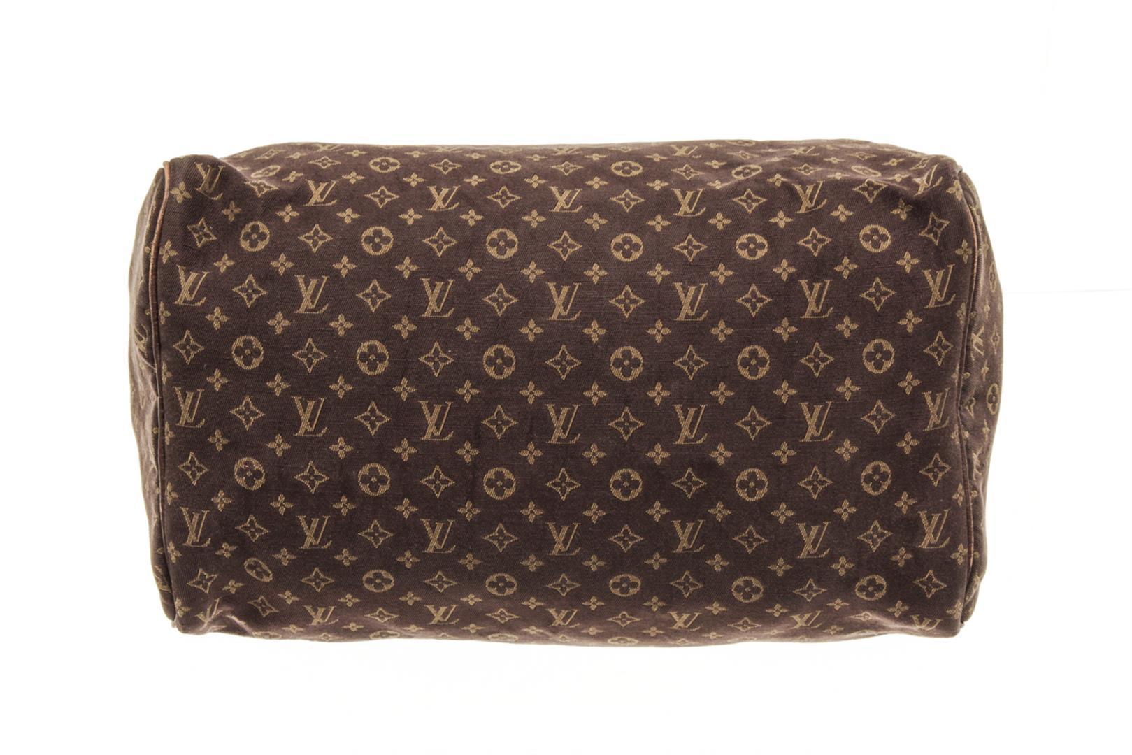 Louis Vuitton Brown Monogram Canvas Speedy 30 Satchel Bag