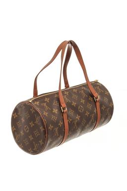 Louis Vuitton Brown Canvas Papillon 30cm Shoulder Bag