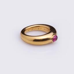 Vintage 18K Gold & Amethyst Ring by Chaumet