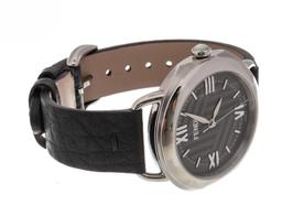 Fendi Black Leather Selleria Quartz Watch