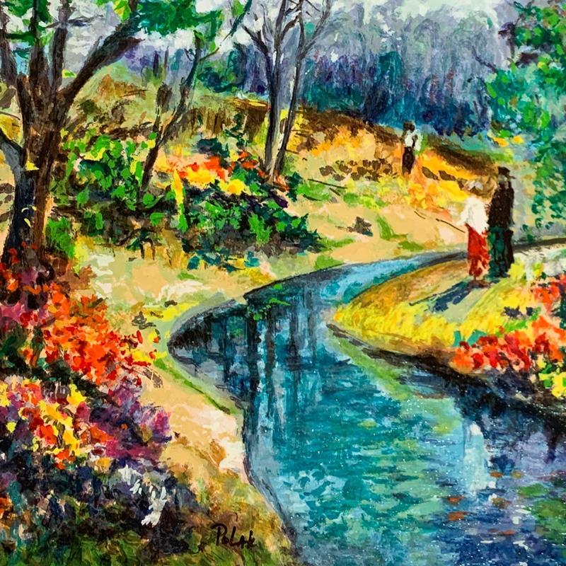 Autumn Stream by Polak (1922-2008)