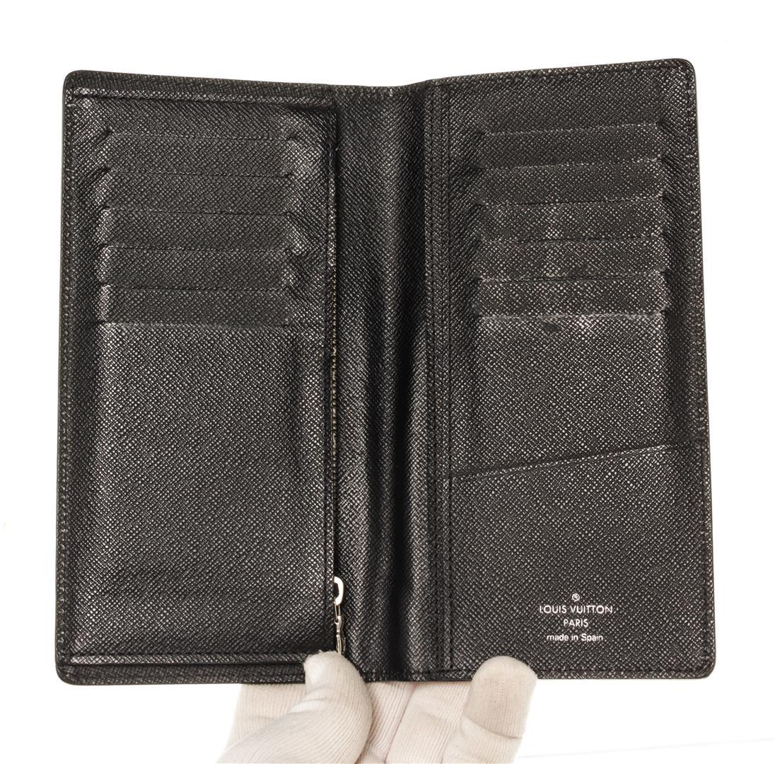 Louis Vuitton Black Epi Leather Brazza Wallet