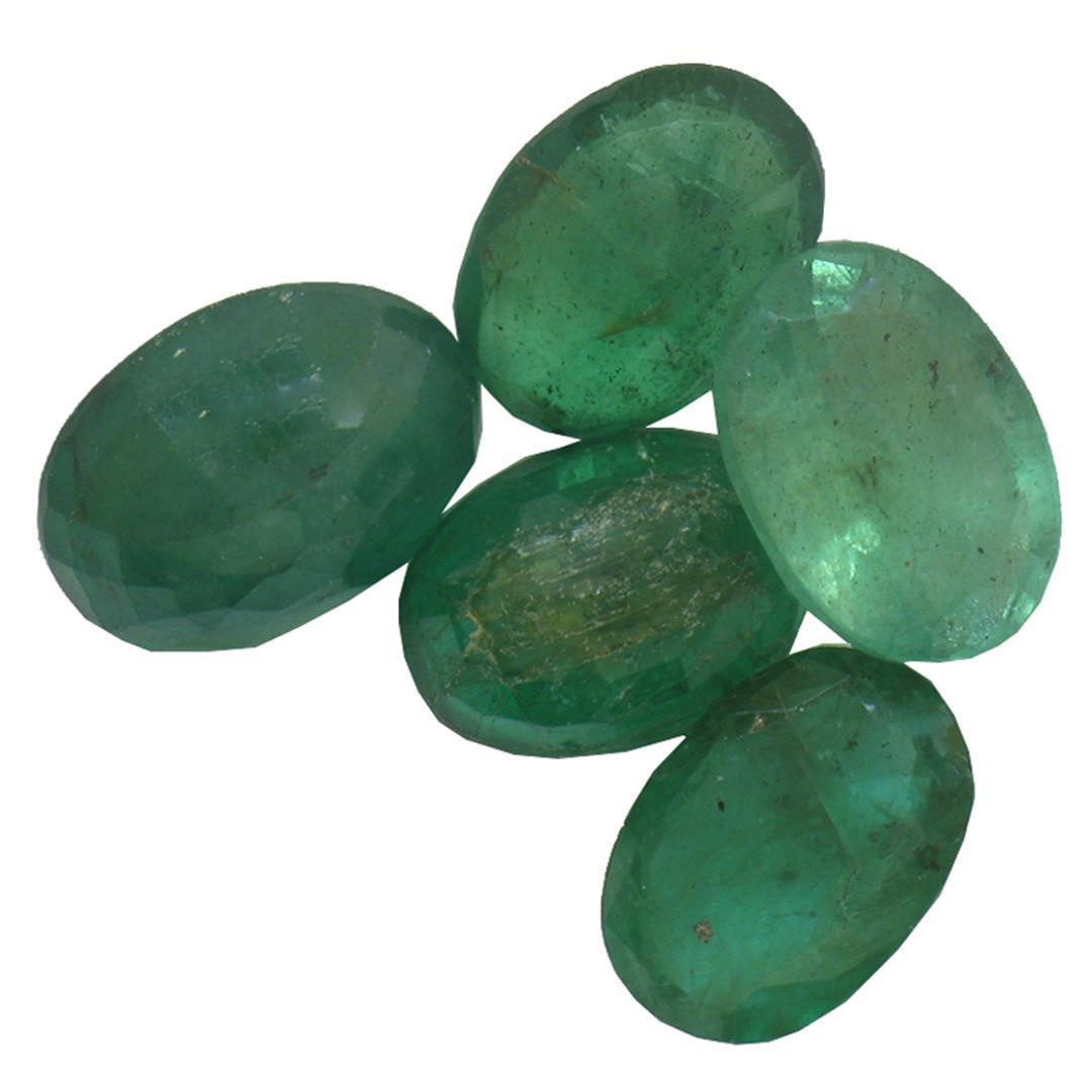 3.83 ctw Oval Mixed Emerald Parcel