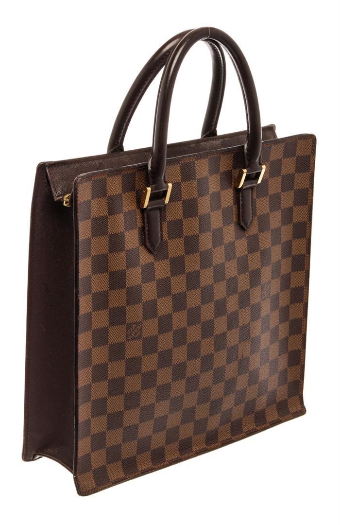 Louis Vuitton Brown Damier Ebene Venice Sac Plat Bag