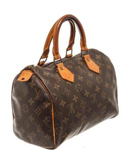 Louis Vuitton Brown Monogram Speedy 25 Handbag