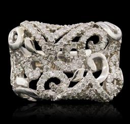 14KT White Gold 0.68 ctw Diamond Ring