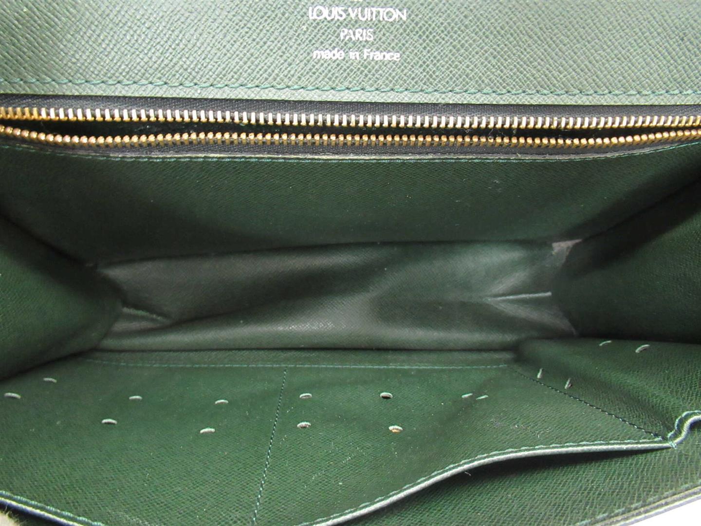 Louis Vuitton Green Epi Leather Clutch