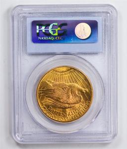 1927 $20 Double Eagle Gold Coin PCGS MS63