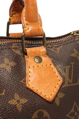 Louis Vuitton Brown Monogram Speedy 25 Satchel Bag