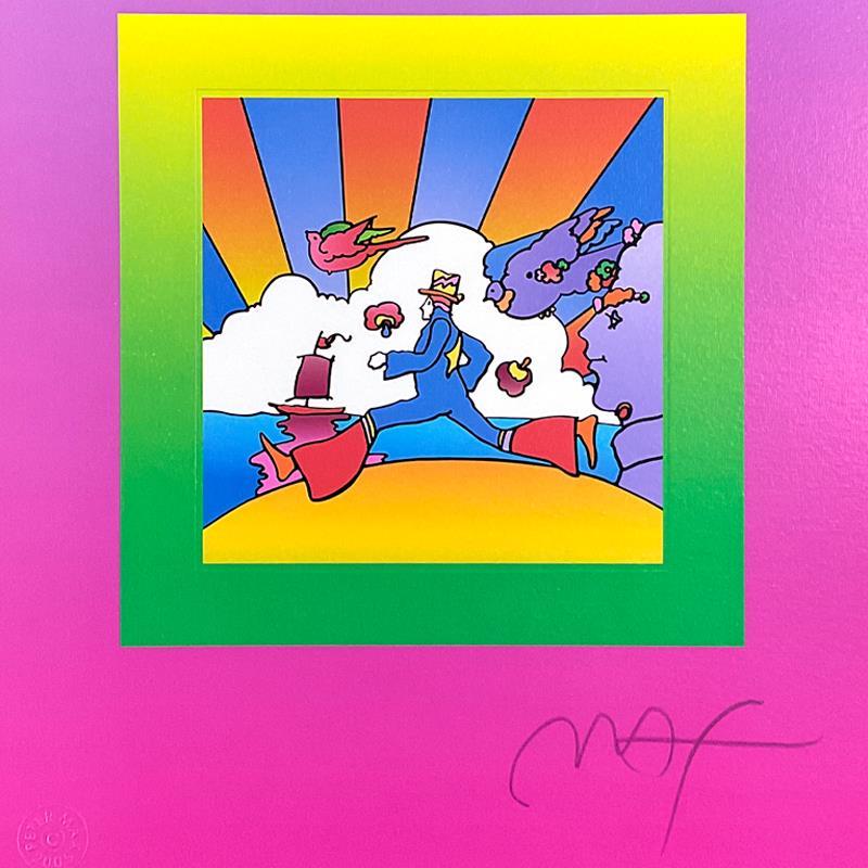 Cosmic Runner on Blends by Peter Max