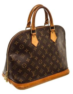 Louis Vuitton Brown Monogram Alma PM Handbag