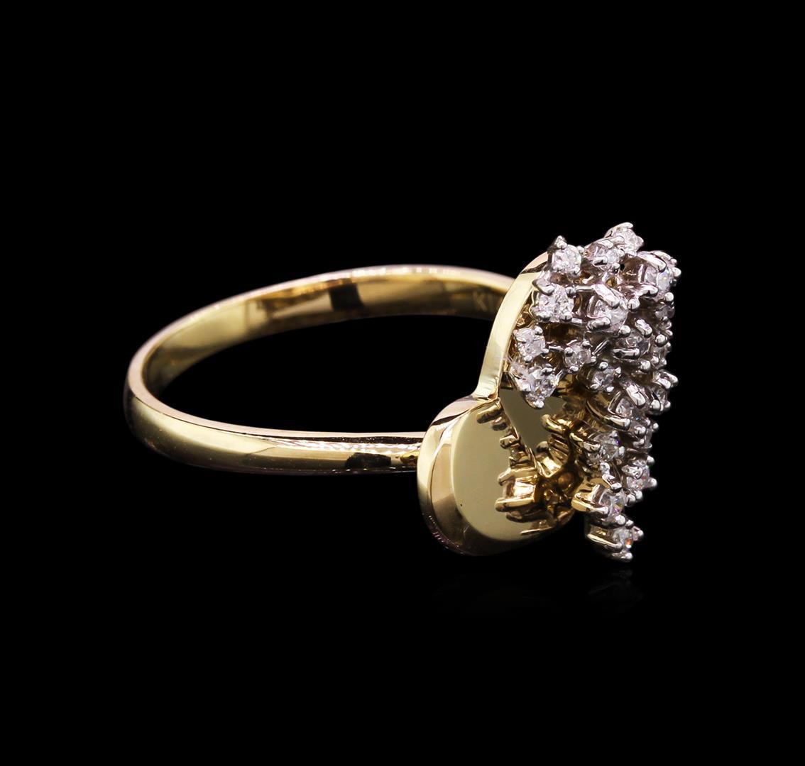 0.30 ctw Diamond Ring - 14KT Yellow Gold