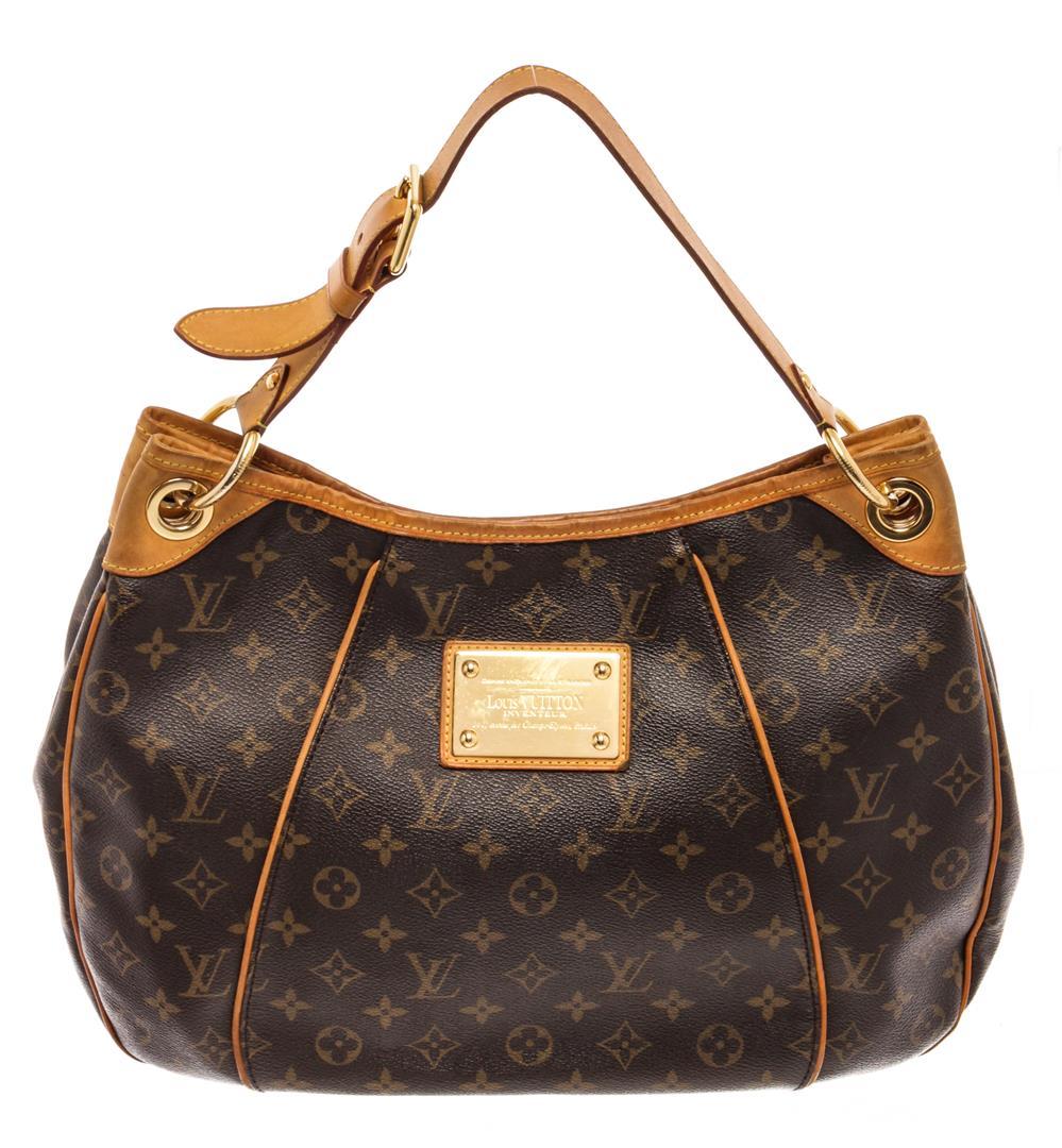 Louis Vuitton Brown Monogram Galliera PM Hobo Bag