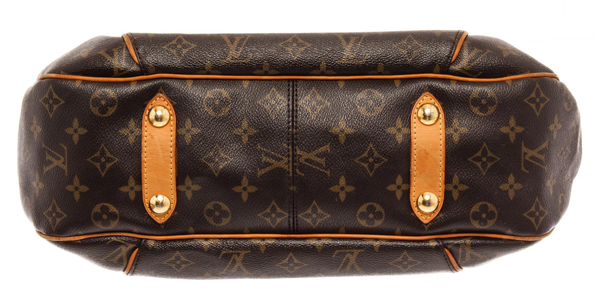 Louis Vuitton Brown Monogram Galliera PM Hobo Bag