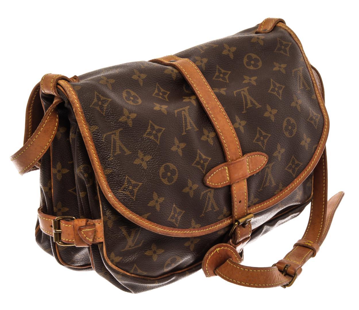 Louis Vuitton Brown Monogram Canvas Saumur 30cm Shoulder Bag