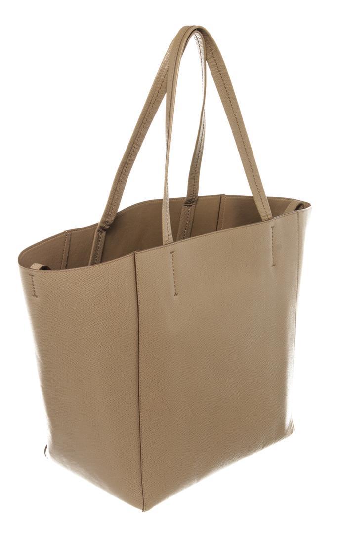 Celine Beige Calfskin Leather Cabas Horizontal Phantom Tote Bag