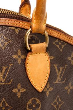 Louis Vuitton Brown Monogram Leather Lockit Horizontal Tote Bag