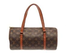 Louis Vuitton Brown Canvas Papillon 30 Shoulder Bag