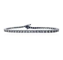 4.46 ctw Diamond Tennis Bracelet - 14KT White Gold