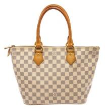 Louis Vuitton White Damier Azur Saleya PM Shoulder Bag