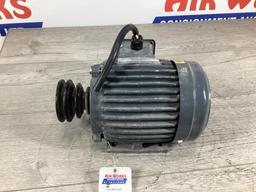 1 Hp 230/460 Volt 3 Phase Induction Electric Motor, 1710 rpm