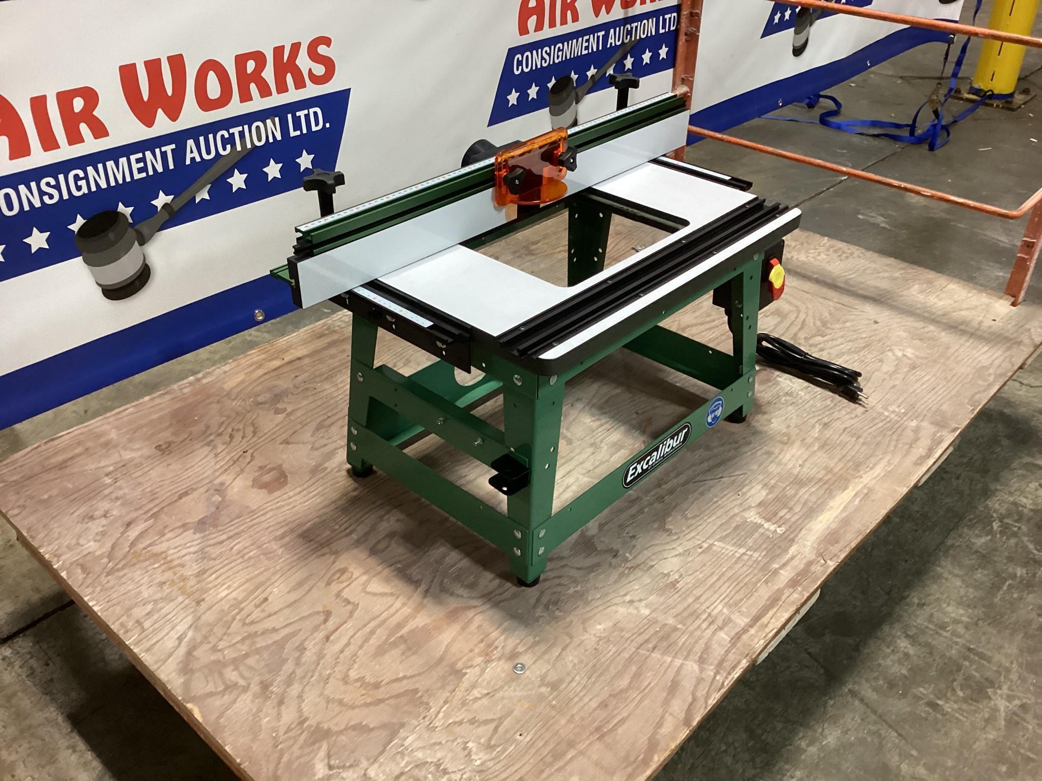 New Unused Excalibur Benchtop Router Table