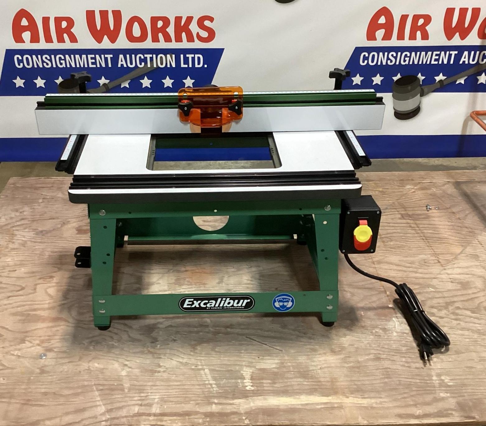 New Unused Excalibur Benchtop Router Table