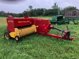 New Holland 570 Square Baler w/ Thrower