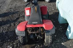 Yamaha 4 Wheeler - motor good - rearend not so much