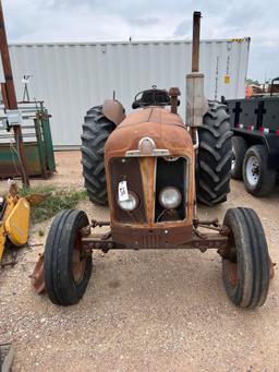 Fordson Super Major Diesel Original Key & Wheel Weights Motor Turns Over Local Ranch Sell-Out