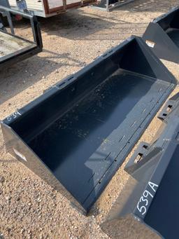 Unused Wolverine 74" Smooth Edge Bucket - ONE PER LOT