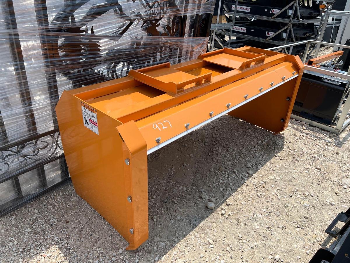 Unused Wolverine 7' Snow Box Blade for Skid Steer