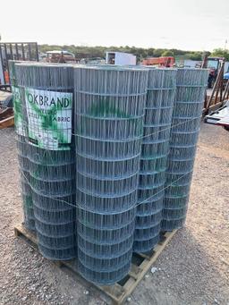 9 - Rolls of 2"X4"X4' 14 Gauge Welded Wire Fabric - 100' Long NINE TIMES THE MONEY MUST TAKE ALL