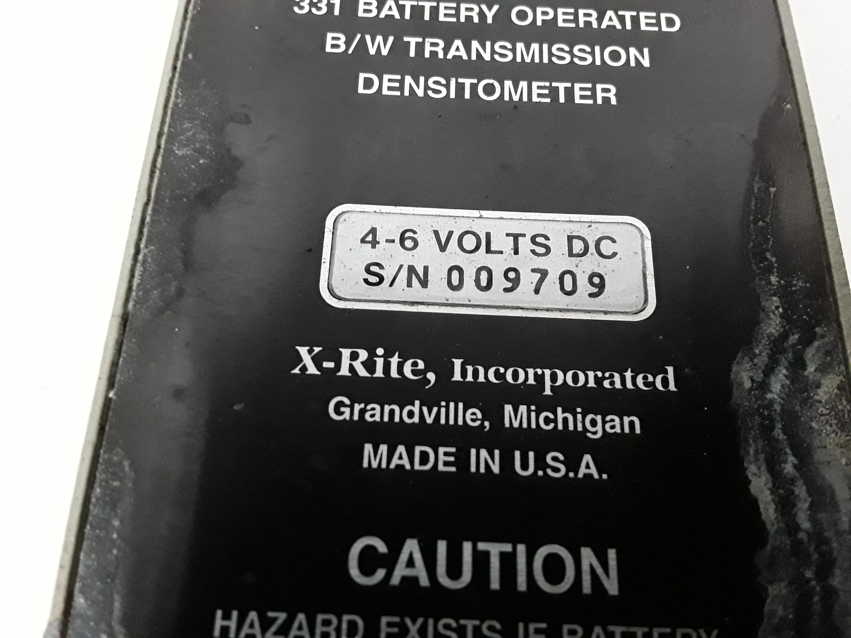 X-Rite 331 Transmission Densitometer - 371182
