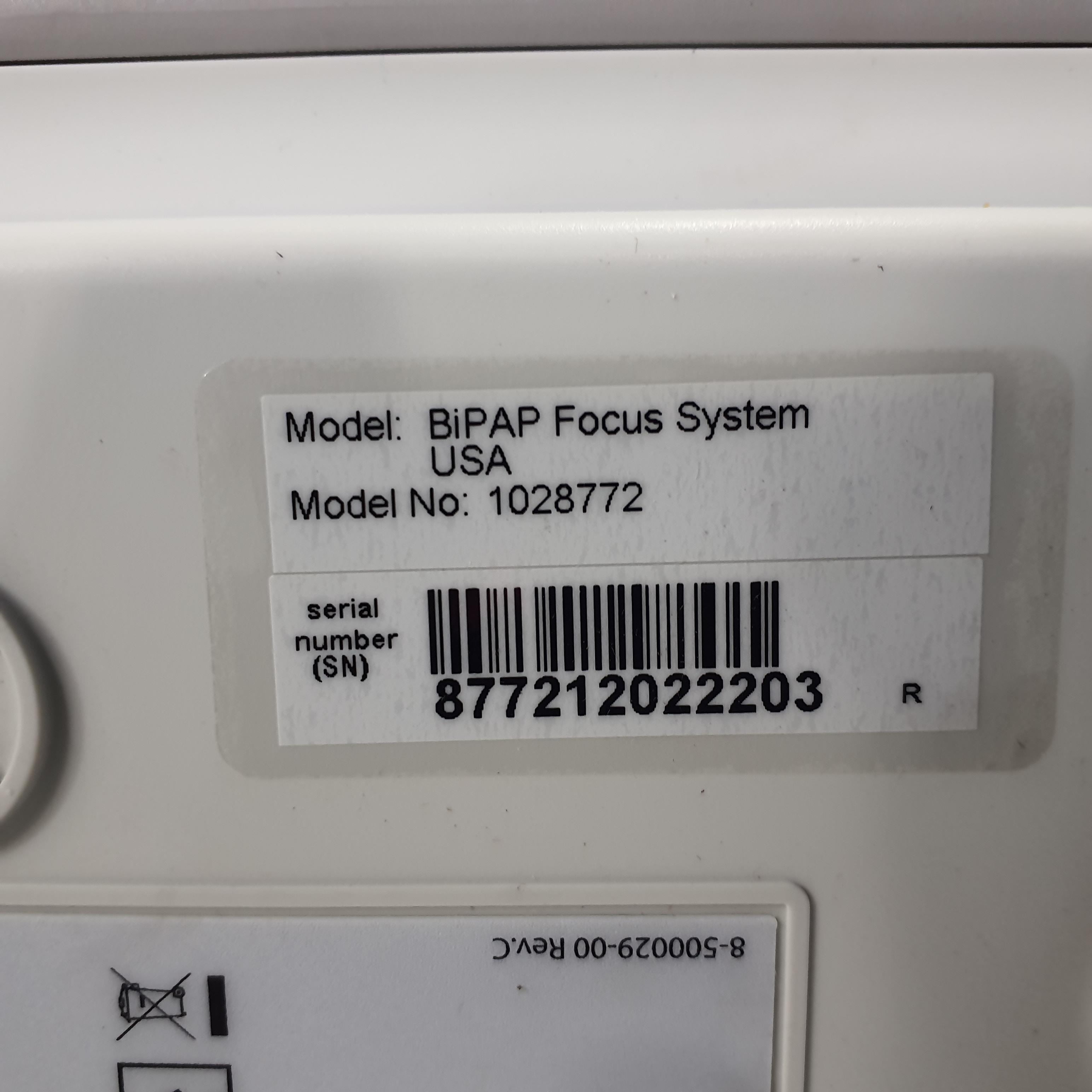 Respironics BiPAP Focus Ventilator - 392611