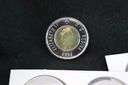 "3" 1990 Canadian Coins