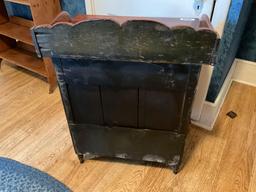 Primitive Washstand with Drawer & Under Belly Area