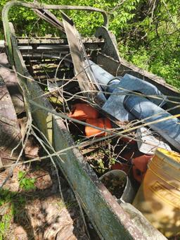 Antique Manure Spreader on Steel