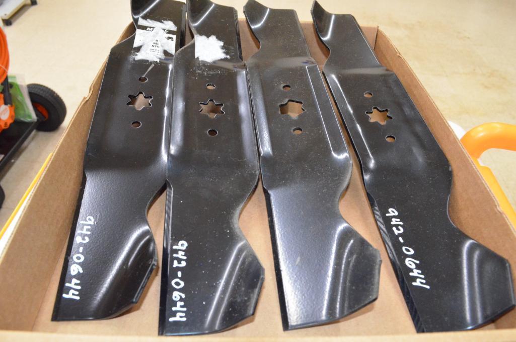 (4) Brand New Lawn Mower Blades