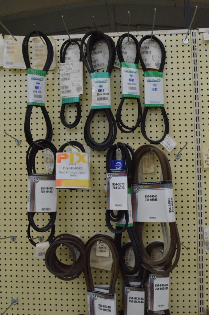 Quantity of lawn mower belts, as pictured