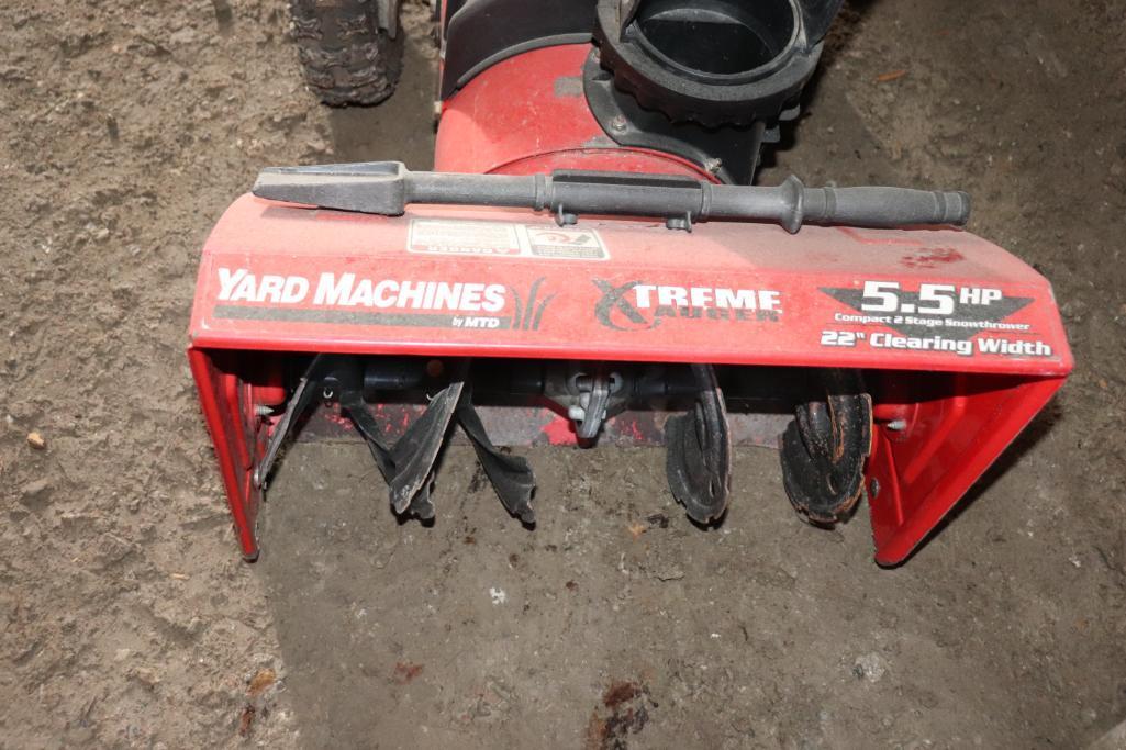 Yard Machine 5.5HP Snow Blower