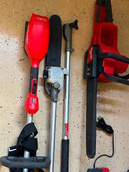 LOT OF MILWAUKEE BATTERY OPERATING TOOLS