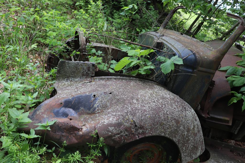 Quantity of 1940's Parts & Older Pull Type Mower