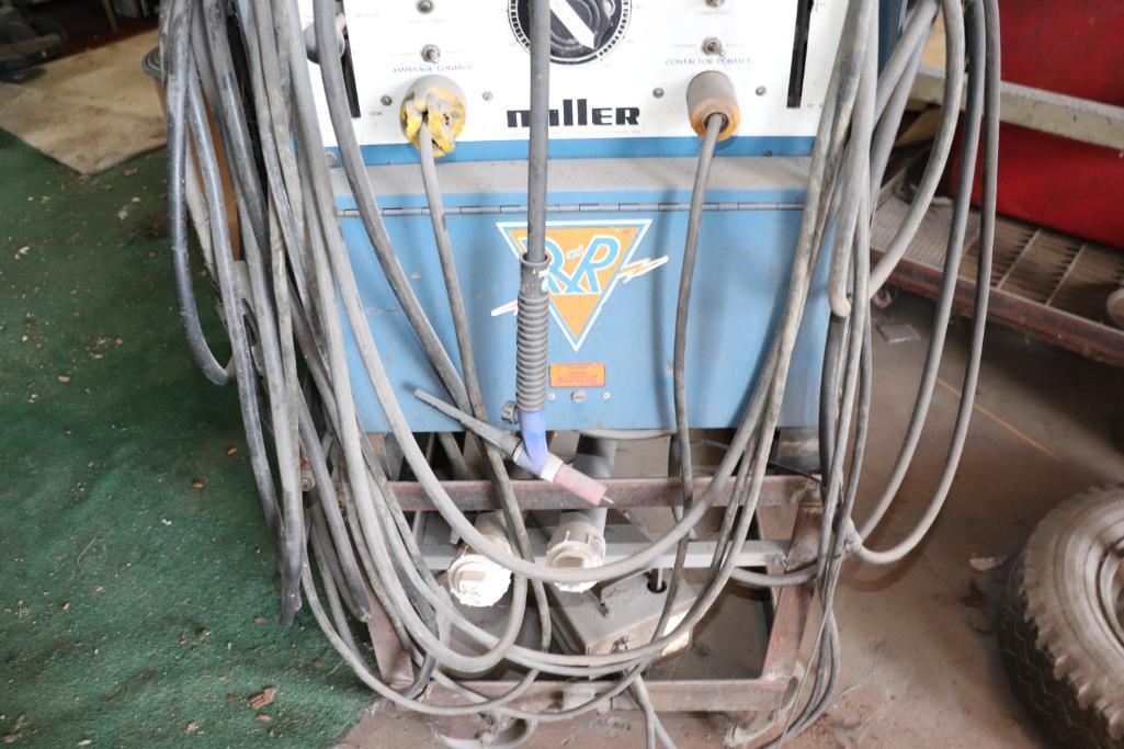 Miller DIAL ARC HF AC/DC Gas Arc Welder with tank, Works