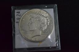 1924 Silver Peace Dollar