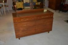 Mid Century Modern Dresser & Full Size Bed Frame