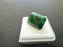 Emerald Cut Green Emerald Gemstone 14.45ct