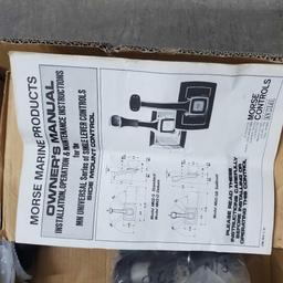 Box Morse Sierra Mercury marine panel mount control box balance tubes gaskets hydraulic pump