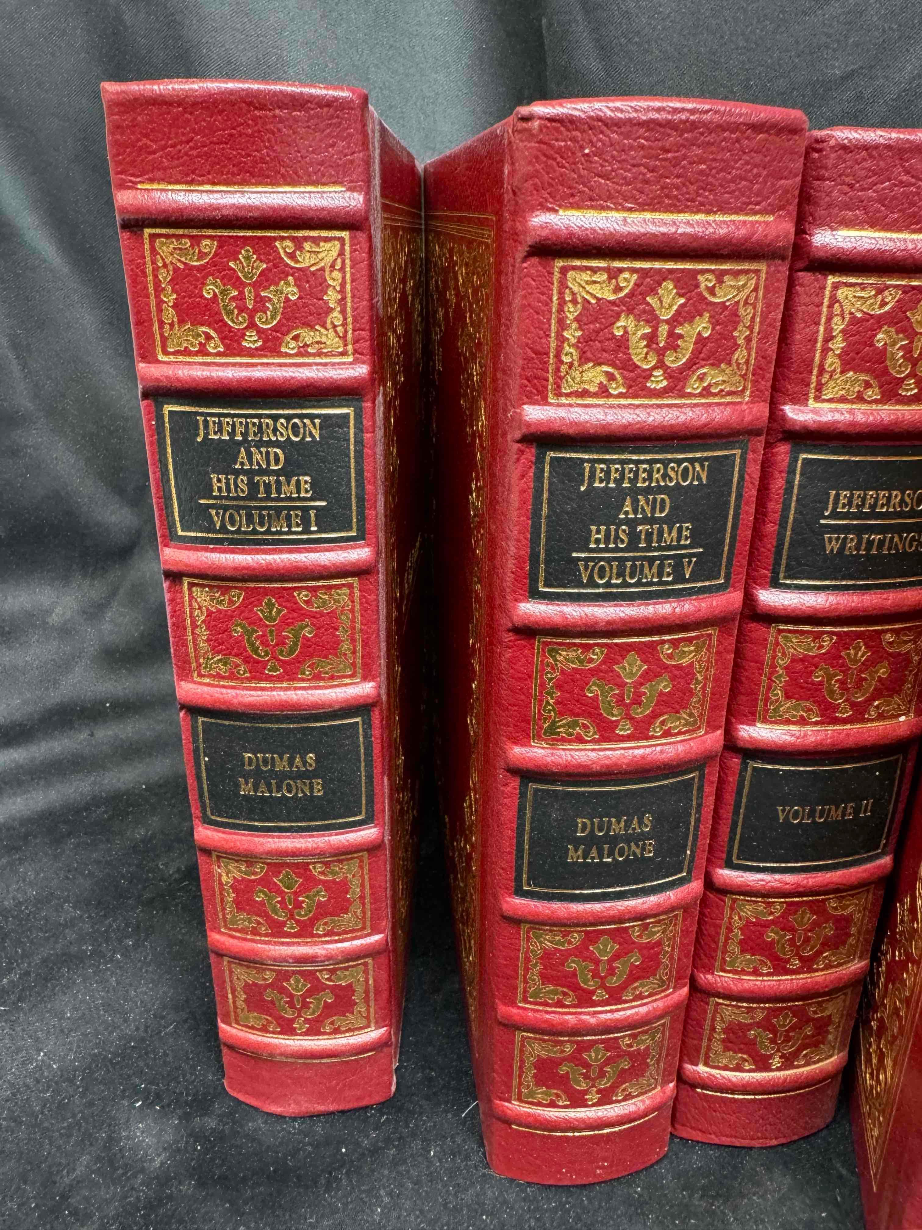 Fancy Books Jefferson and His Time Dumas Malone Showboat Edna Ferber